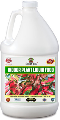 Garden King Indoor Plant Food Liquid Fertilizer, Premium Essential Liquid Fertilizer for the Best Growth of Indoor Plants with Growth Nutrients and Charged Micro-Organism Pesticide(1000 ml, Pellets)