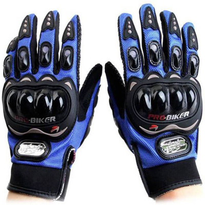 KOZDIKO Pro Biker Gloves Blue For Lohia Oma star lI Riding Gloves(Blue)