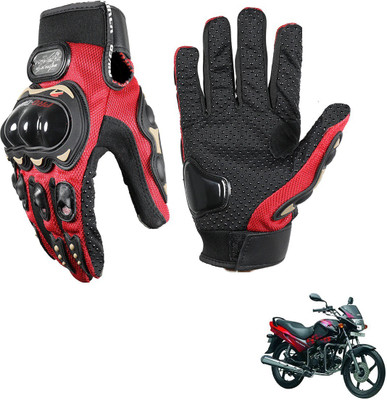 KOZDIKO PRO BIKER GLOVES RED FOR HERO GLAMOUR Riding Gloves(Black)