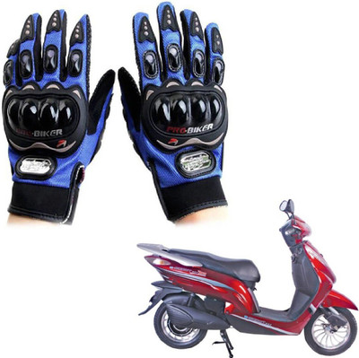 KOZDIKO Pro Biker Gloves Blue For Avon E-scoot Riding Gloves(Blue)