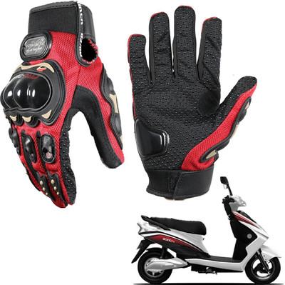KOZDIKO Pro Biker Gloves Red For Okinawa Ridge Riding Gloves(Multicolor)