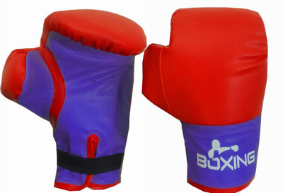 R.C sports Boxing Bag Gloves 8 oz for (10-16) Years Children Boxing Gloves(Red & Blue)