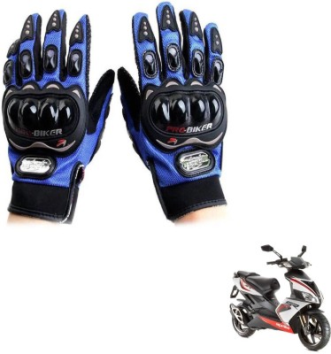 KOZDIKO Pro Biker Gloves Blue For Aprilli SR 150 Riding Gloves(Blue)