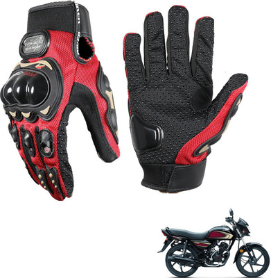 KOZDIKO Pro Biker Gloves Red For Honda Dream Neo Riding Gloves(Black)