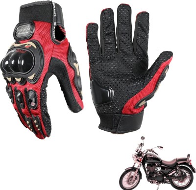 KOZDIKO Pro Biker Gloves Red For Royal Enfield Thunder Bird 500 Riding Gloves(Black)