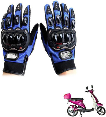 KOZDIKO Pro Biker Gloves Blue For Avon E Lite Riding Gloves(Blue)