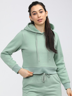 Tokyo Talkies Full Sleeve Solid Women Sweatshirt
