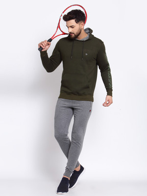 SPORTO Full Sleeve Solid Men Sweatshirt