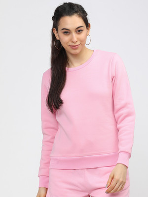 Tokyo Talkies Full Sleeve Solid Women Sweatshirt