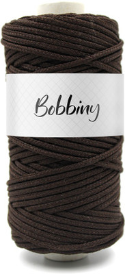 Bobbiny Dark Brown Thread(50 m Pack of1)