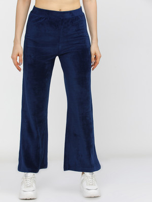 Tokyo Talkies Regular Fit Women Dark Blue Trousers