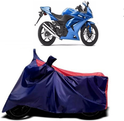 AutoKick Two Wheeler Cover for Kawasaki(Ninja 250, Blue, Red)