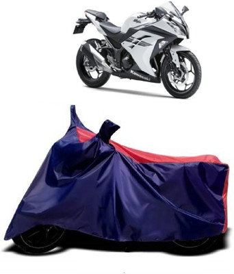 AutoKick Two Wheeler Cover for Kawasaki(Ninja 300, Multicolor)