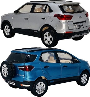VD TOY'S creta eco sport combo pack(Blue, Silver, Pack of: 2)