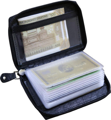 Kan 10 Card Holder(Set of 1, Black)