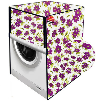 Delideal Front Loading Washing Machine  Cover(Width: 65 cm, Purple, Green)