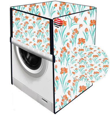 Delideal Front Loading Washing Machine  Cover(Width: 52 cm, Orange, Green)