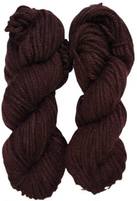 JEFFY Oswal Knitting Yarn Thick Chunky Wool, Varsha Coffee 400 gm Best Used with Knitting Needles, Crochet Needles Wool Yarn for Knitting,Hand Knitting Yarn. by Oswal Shade no-30