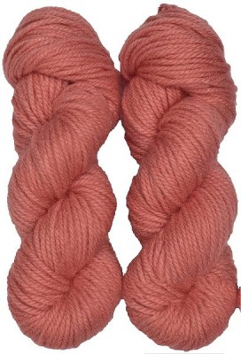 JEFFY Oswal Knitting Yarn Thick Chunky Wool, Varsha Dark Gajri 200 gm Best Used with Knitting Needles, Crochet Needles Wool Yarn for Knitting,Hand Knitting Yarn. by Oswal Shade no-13