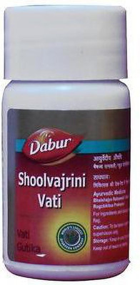 Dabur Shoolvajrini Vati 40 X 3 = 120 Tab(Pack of 3, 120 Tablets)