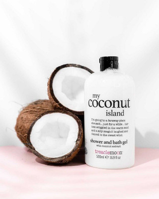 treaclemoon My Coconut Island Shower and Bath Gel with coconut Extract 500ml Pack of 1(500 ml)