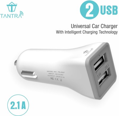 TANTRA 10.5 W Turbo Car Charger(White)