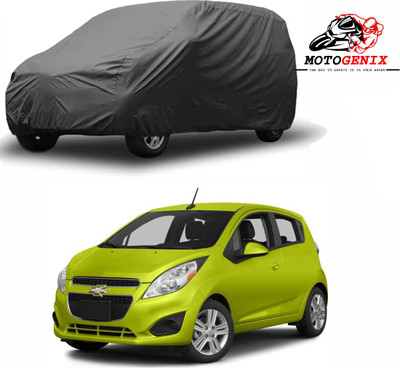 MOTOGENIX Car Cover For Chevrolet Spark (Without Mirror Pockets)(Grey)