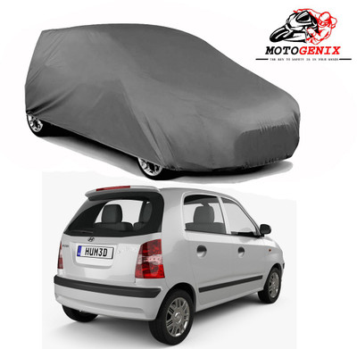 MOTOGENIX Car Cover For Hyundai Santro Xing (Without Mirror Pockets)(Grey)