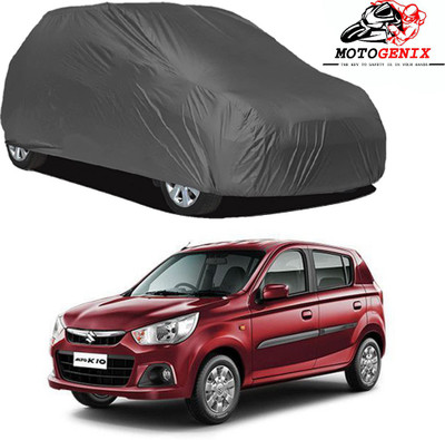 MOTOGENIX Car Cover For Maruti Suzuki Alto K10 (Without Mirror Pockets)(Grey)
