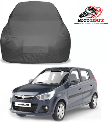 MOTOGENIX Car Cover For Maruti Suzuki Alto K10 (Without Mirror Pockets)(Grey)