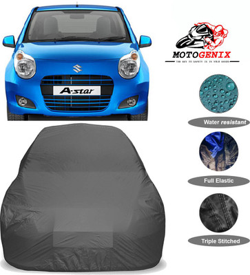 MOTOGENIX Car Cover For Maruti Suzuki A-Star (Without Mirror Pockets)(Grey)