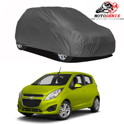 MOTOGENIX Car Cover For Chevrolet Spark (Without Mirror Pockets)(Grey)
