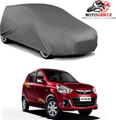 MOTOGENIX Car Cover For Maruti Suzuki Alto K10 (Without Mirror Pockets)(Grey)