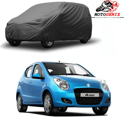 MOTOGENIX Car Cover For Maruti Suzuki A-Star (Without Mirror Pockets)(Grey)