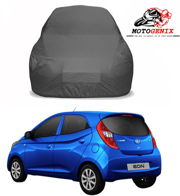 MOTOGENIX Car Cover For Hyundai Eon (Without Mirror Pockets)(Grey)