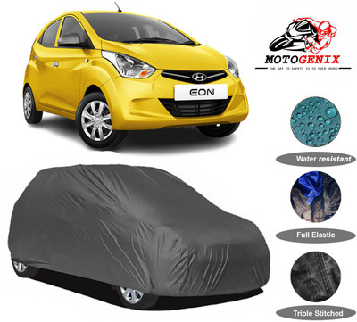 MOTOGENIX Car Cover For Hyundai Eon (Without Mirror Pockets)(Grey)