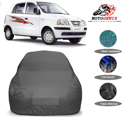MOTOGENIX Car Cover For Hyundai Santro Xing (Without Mirror Pockets)(Grey)