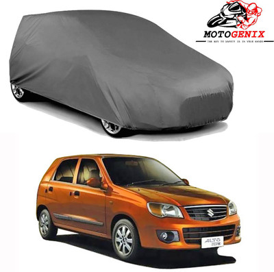 MOTOGENIX Car Cover For Maruti Suzuki Alto K10 (Without Mirror Pockets)(Grey)