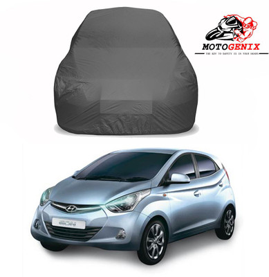 MOTOGENIX Car Cover For Hyundai Eon (Without Mirror Pockets)(Grey)