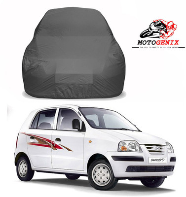 MOTOGENIX Car Cover For Hyundai Santro Xing (Without Mirror Pockets)(Grey)