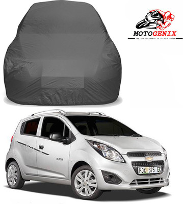 MOTOGENIX Car Cover For Chevrolet Spark (Without Mirror Pockets)(Grey)
