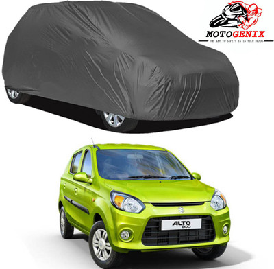 MOTOGENIX Car Cover For Maruti Suzuki Alto 800 (Without Mirror Pockets)(Grey)