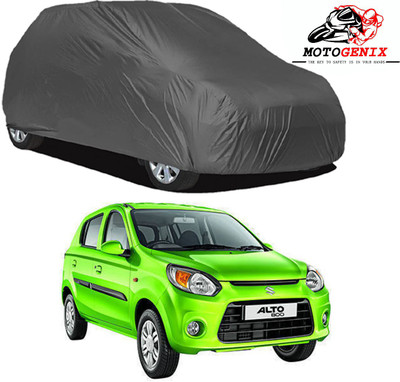 MOTOGENIX Car Cover For Maruti Suzuki Alto 800 (Without Mirror Pockets)(Grey)