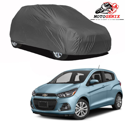 MOTOGENIX Car Cover For Chevrolet Spark (Without Mirror Pockets)(Grey)