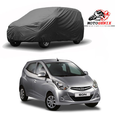 MOTOGENIX Car Cover For Hyundai Eon (Without Mirror Pockets)(Grey)