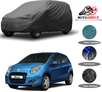 MOTOGENIX Car Cover For Maruti Suzuki A-Star (Without Mirror Pockets)(Grey)