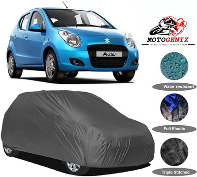 MOTOGENIX Car Cover For Maruti Suzuki A-Star (Without Mirror Pockets)(Grey)