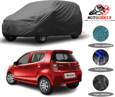 MOTOGENIX Car Cover For Maruti Suzuki A-Star (Without Mirror Pockets)(Grey)