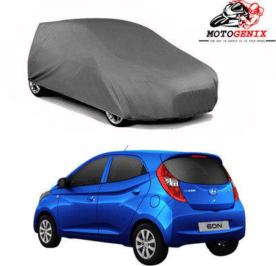 MOTOGENIX Car Cover For Hyundai Eon (Without Mirror Pockets)(Grey)