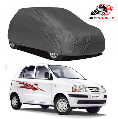 MOTOGENIX Car Cover For Hyundai Santro Xing (Without Mirror Pockets)(Grey)
